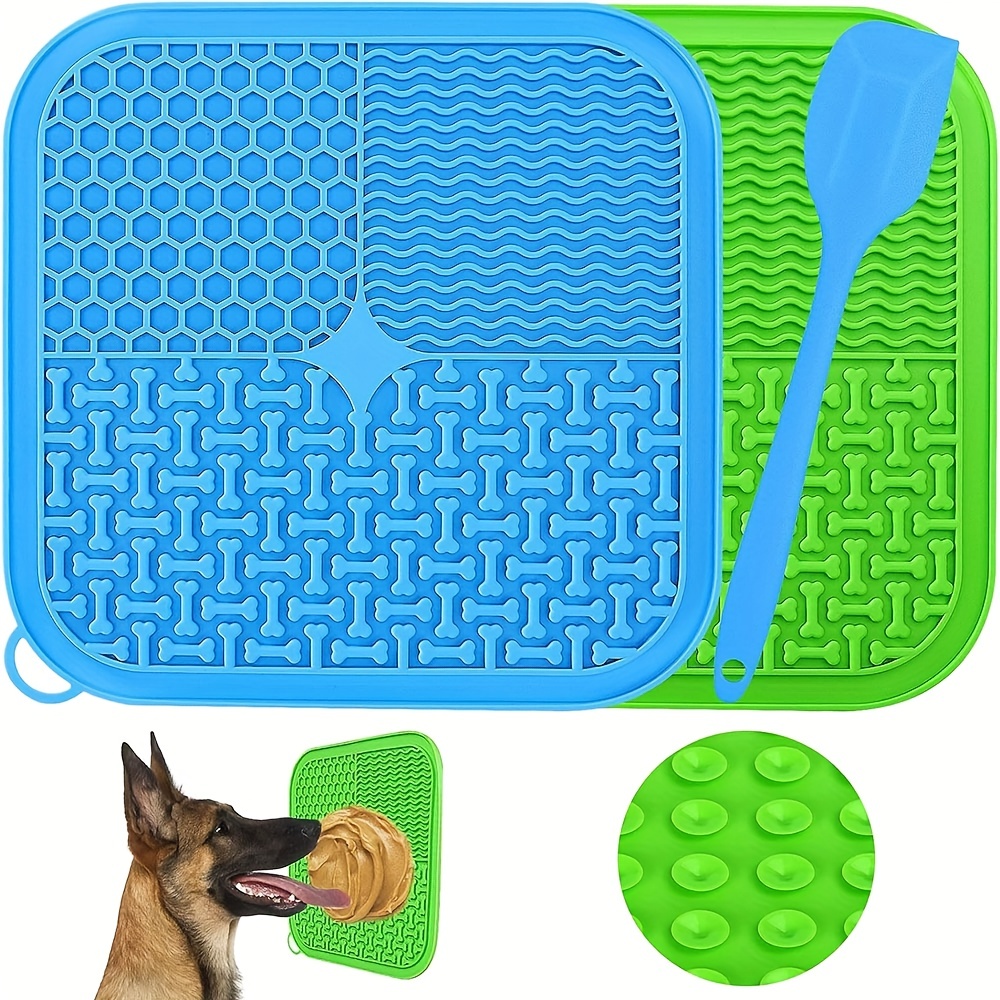 Round Pet Slow Feeder Mat Dog Licking Mat Washable Dog Food Plate Mat, Dog  Peanut Butter Lick Pad With Suction Cups - Temu