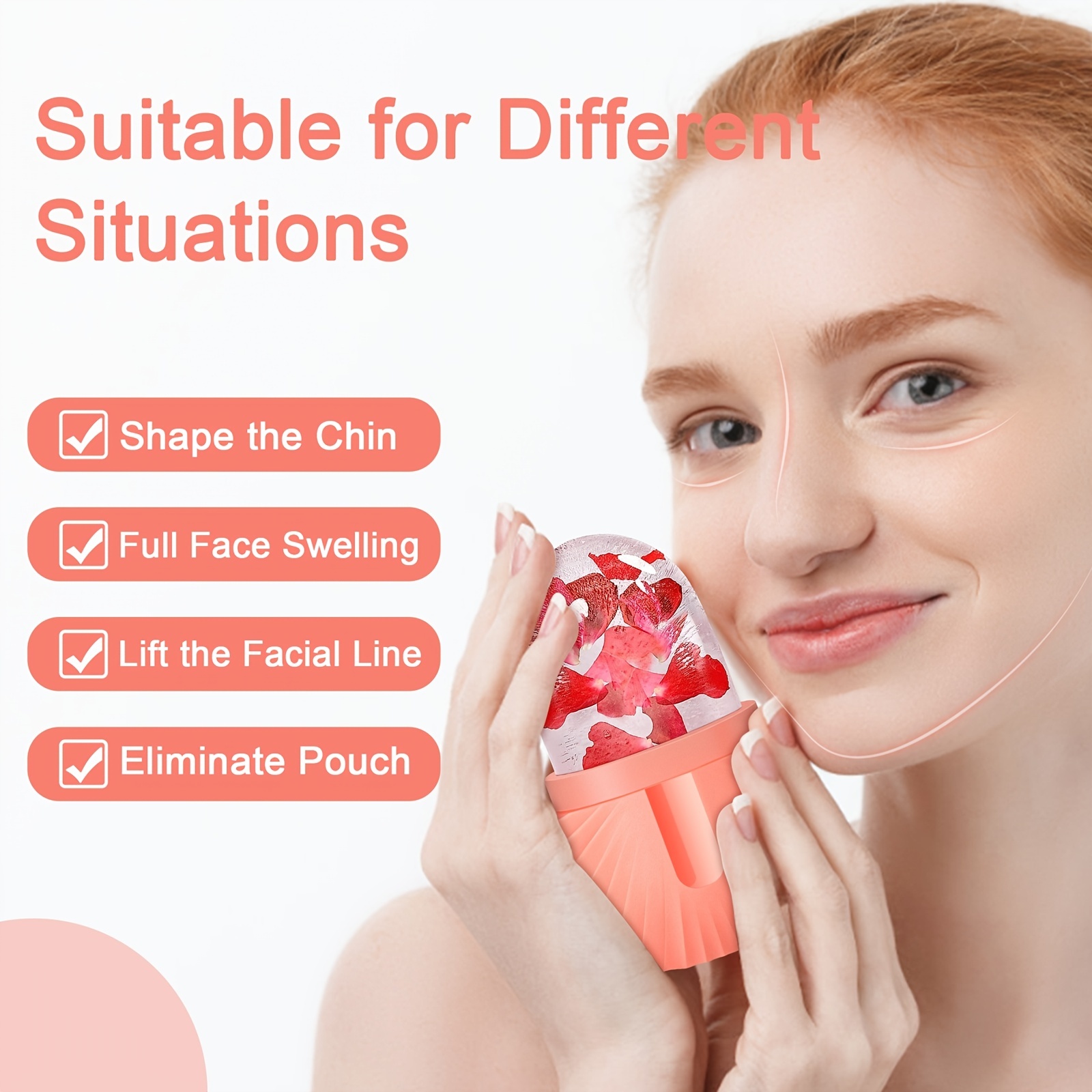 Ice Roller For Face And Eye - Facial Beauty Ice Roller