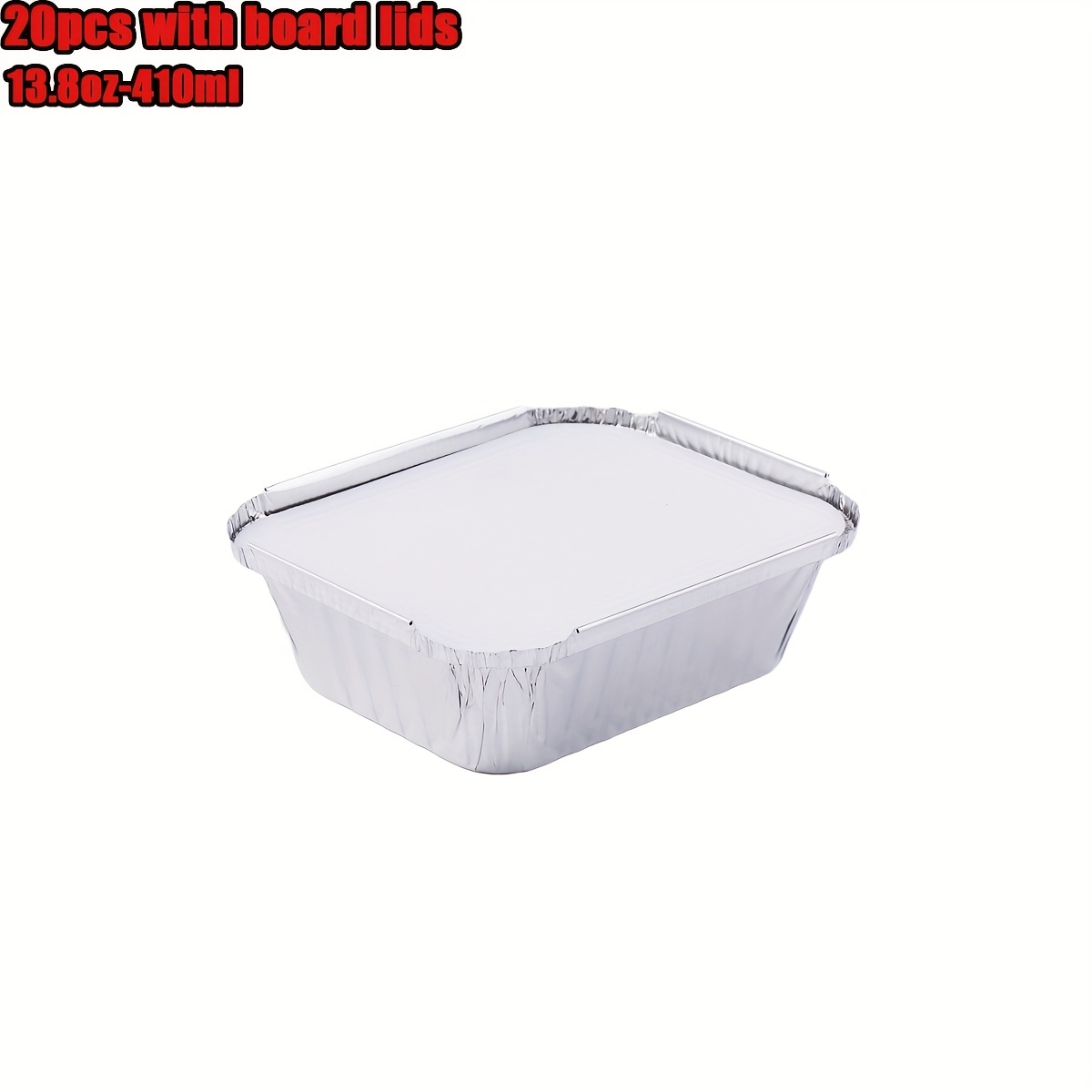 Aluminum Pans With Clear Plastic Lids, Disposable Cookware, Takeout Trays  With Lids - To Go Disposable Food Containers For Restaurants & Catering -  Temu Germany