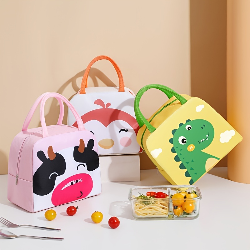 Kids Lunch Box for Boys, Cute Dinosaur Insulated Lunch Bag