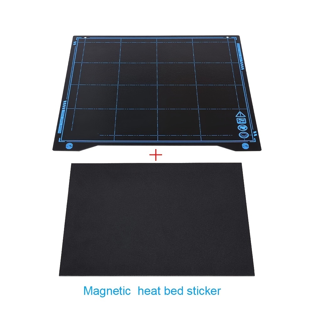 BIQU PEI Sheet Removable Flexible Heated Bed 235x235mm Spring Steel Plate  Magnetic Sticker Build Surface 3D Printer Hotbed Parts for Ender 3 S1/Ender