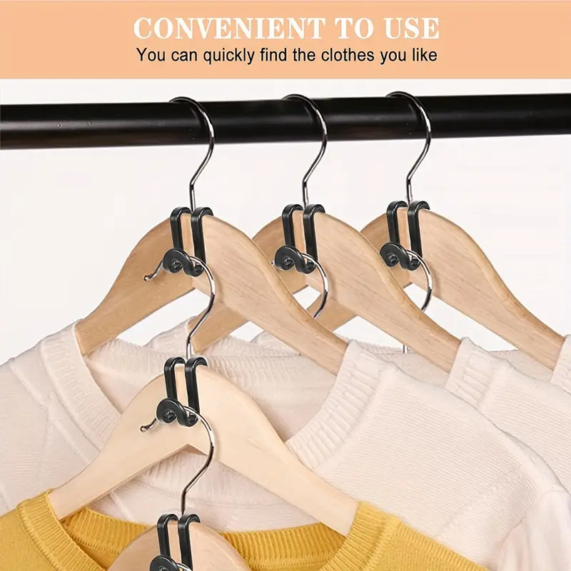 Clothes Hanger Connector Hooks Clothes Matching Cascading - Temu
