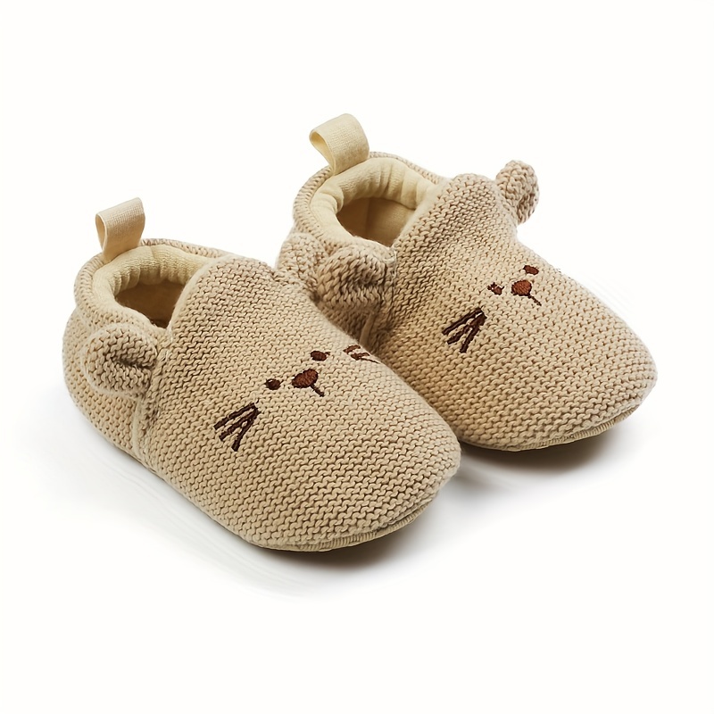 Baby Boys Moccasins Anti-Skid Soft Slip-on Crib Shoes Cute