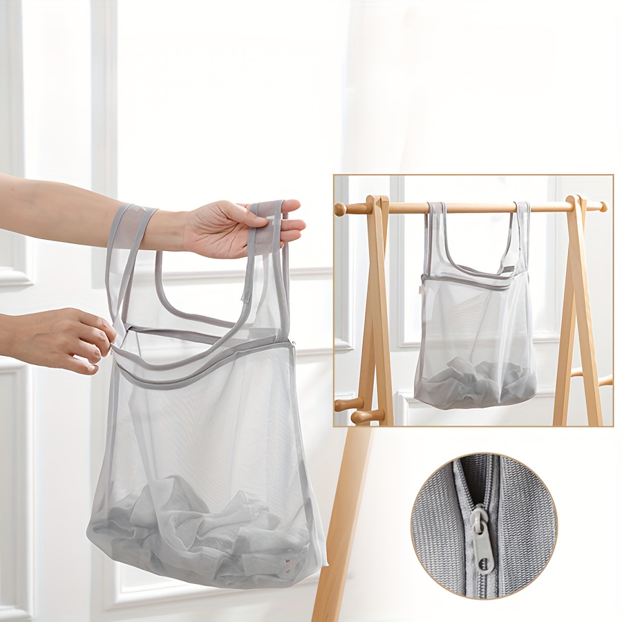 Storage Bag Laundry Net Bag Travel Dirty Clothes Storage Bag - Temu