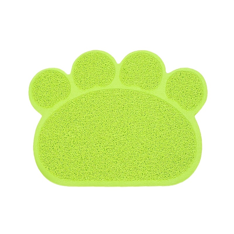 1pc Paw Print Cat Litter Mat