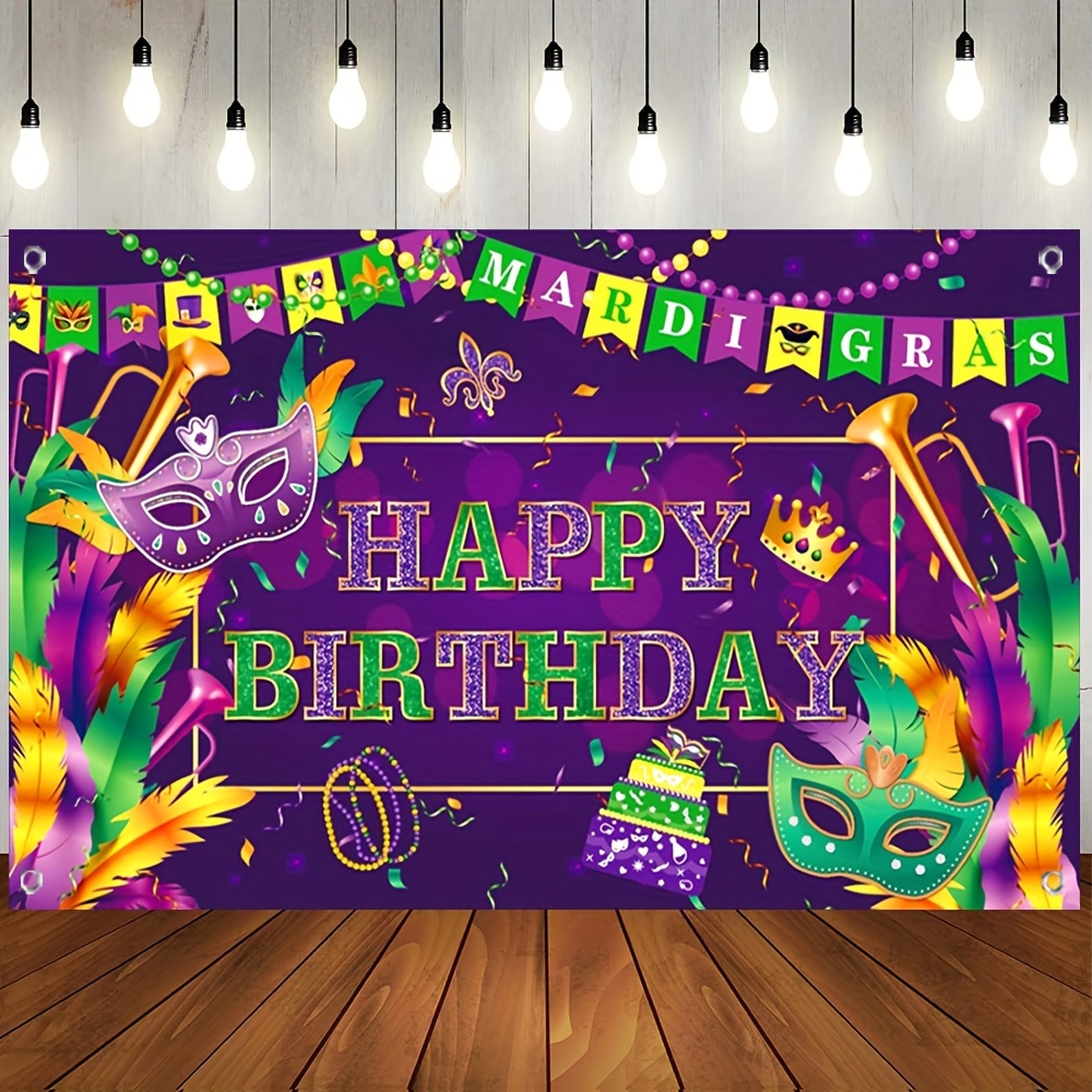 1 Pancarta Decoración Feliz Cumpleaños (43 3 Pulgadas X 70 8 - Temu