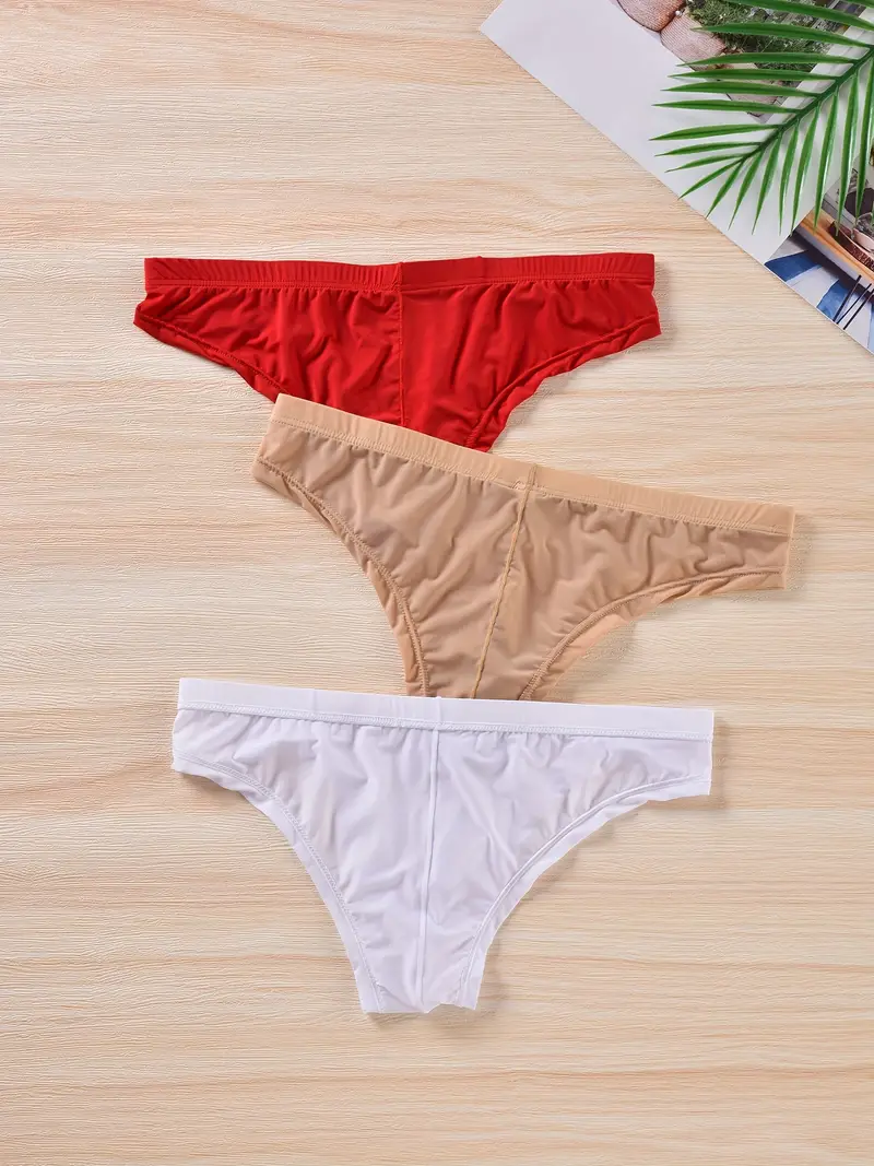 Men's Underwear Sexy Low Waist Breathable Soft Comfy Boxer - Temu