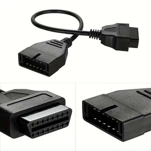 Für Old Car OBD 12Pin zu OBD2 16Pin Adapter Verlängerung OBD2 Kabel  Diagnosewerkzeug - Temu Germany