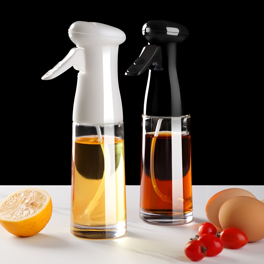 Olive Oil Sprayer for Cooking - 200ml Glass Oil Dispenser Bottle Spray  Mister Refillable Oil Vinegar Spritzer Sprayer Bottles for Kitchen, Air  Fryer, Salad, Baking, Grilling, Frying