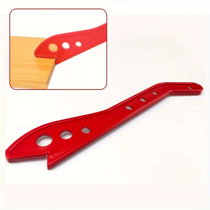 Woodworking Safety Push Stick – Red ABS Plastic Table Saw Guide Tool, 16.5 X 2.8 X 0.4 Inch, For Router Tables, Jointers & Table Saws