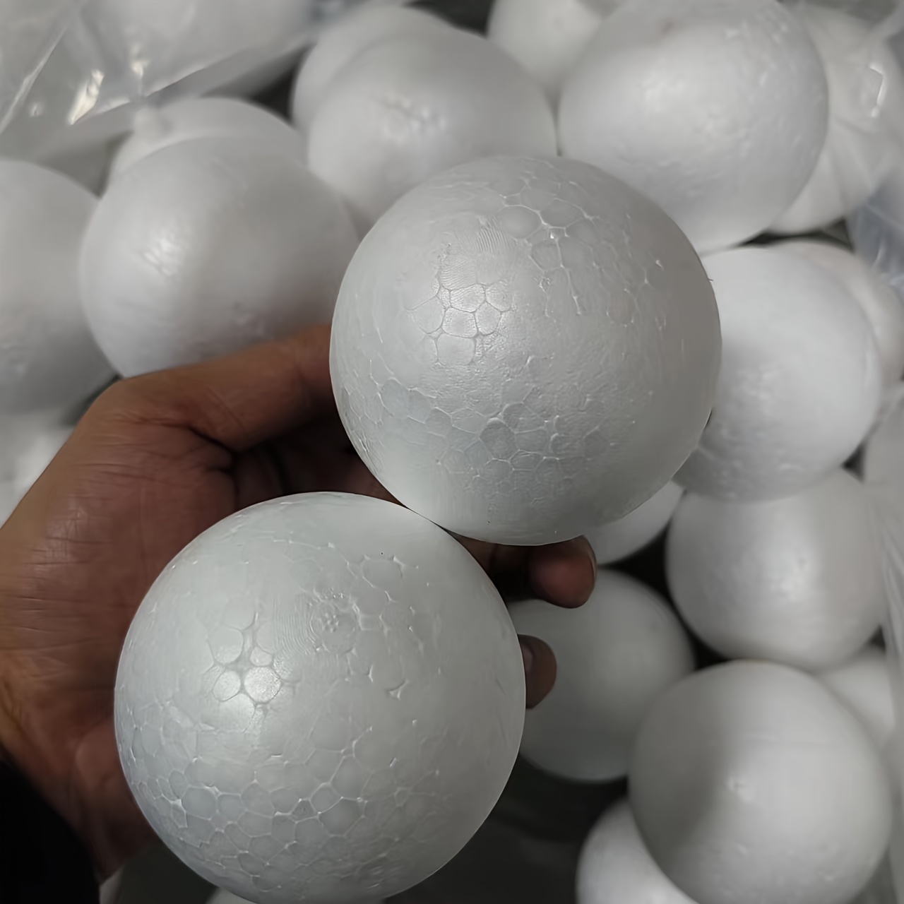 Craft Foam Balls 3 Inch Diameter 20pcs, Smooth Polystyrene Foam Balls For Decorating Projects Diy Art And Crafts, White Foam Balls