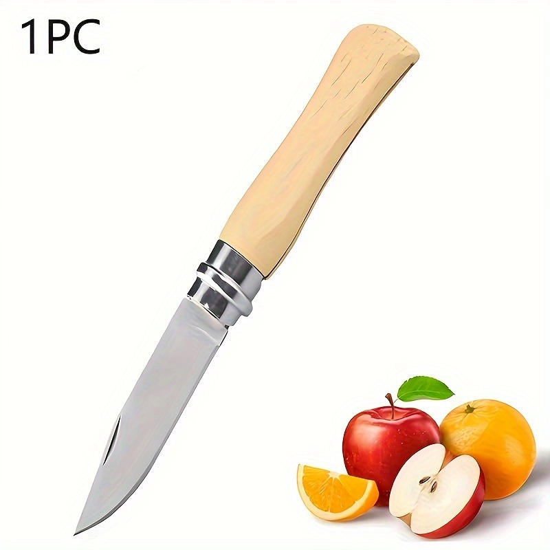 Portable Stainless Steel Fruit Knife Perfect For - Temu