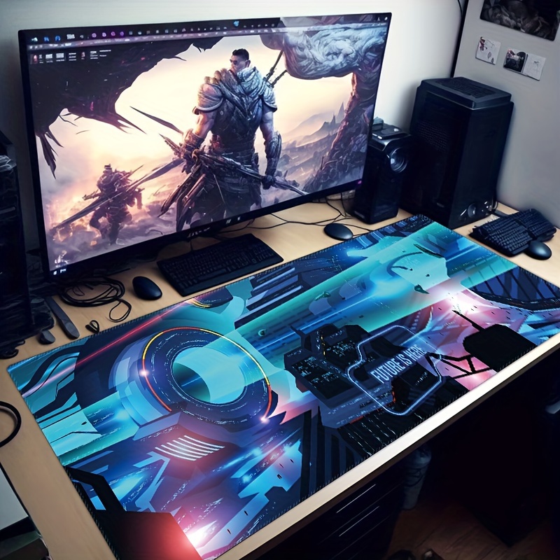 Oversized Mouse Pad Non slip Rubber Base Computer Desk - Temu