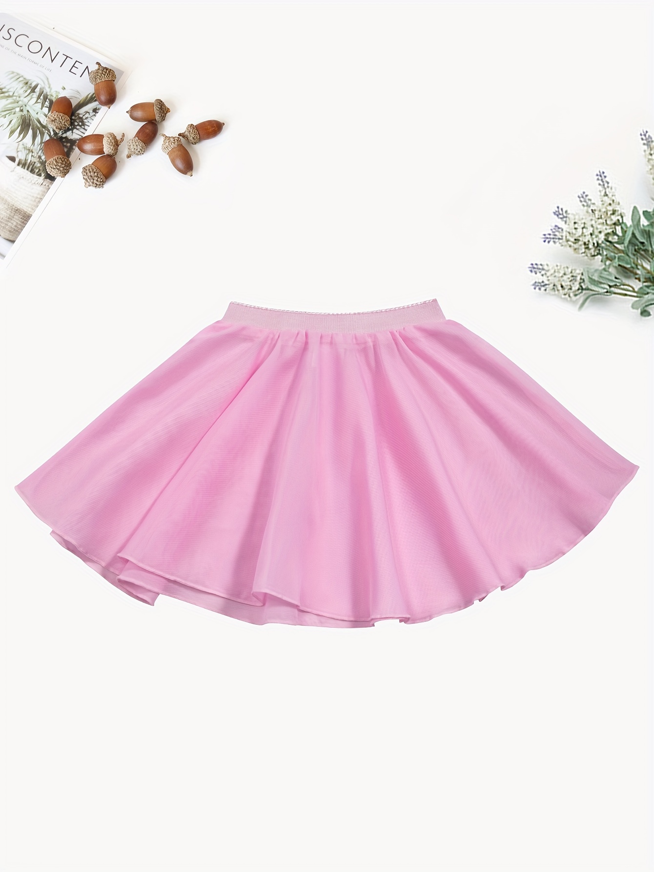 Girls Ballet Mesh Skirt for Performance Party
