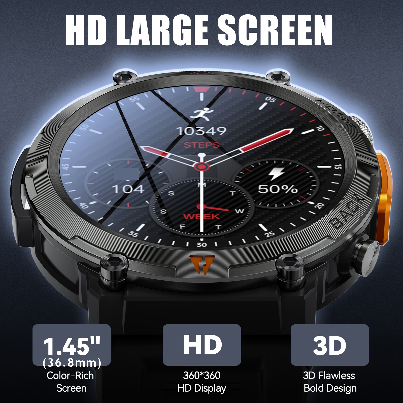 Lo smartwatch KE3 di EIGIIS militare ha pure la torcia LED (Recensione) 