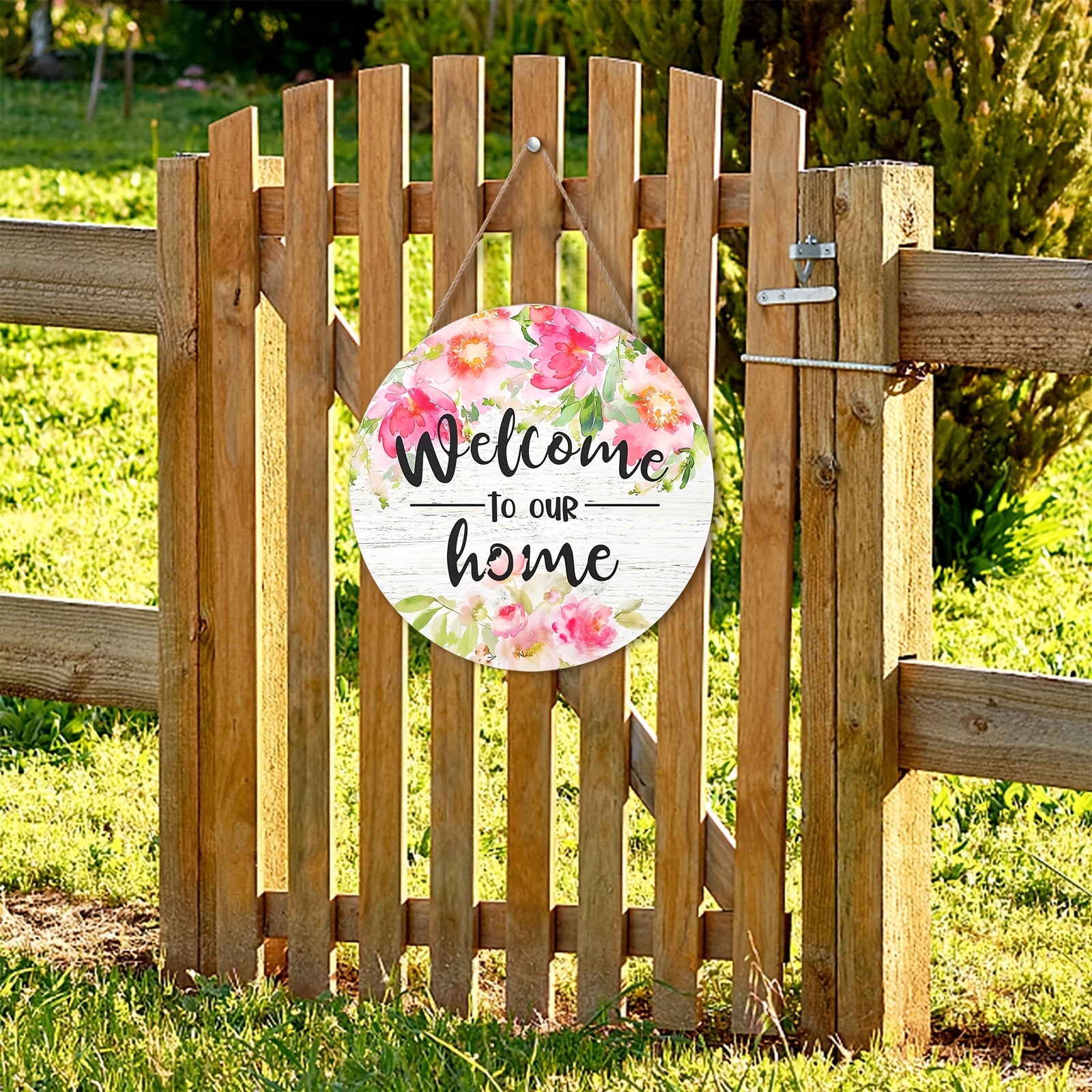 Urboii™ Welcome Home Home Sweet Home Quote Printed Wall Hanging