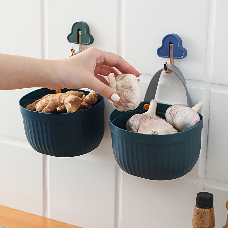 Kitchen Onion Ginger Garlic Storage Basket Small Hanging - Temu