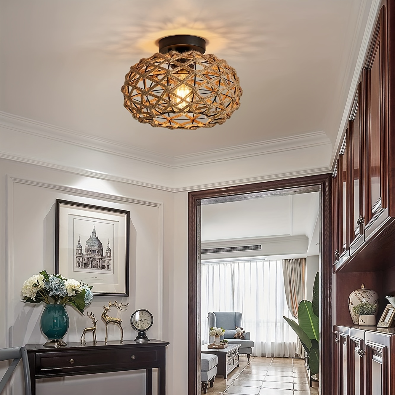 Semi-flush Ceiling Light