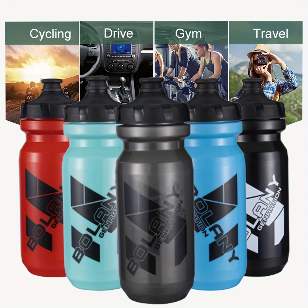 Portable Squeeze Water Bottle For Cycling Fitness Sports, Plastic Leakproof  Outdoor Sports Water Bottle - Temu