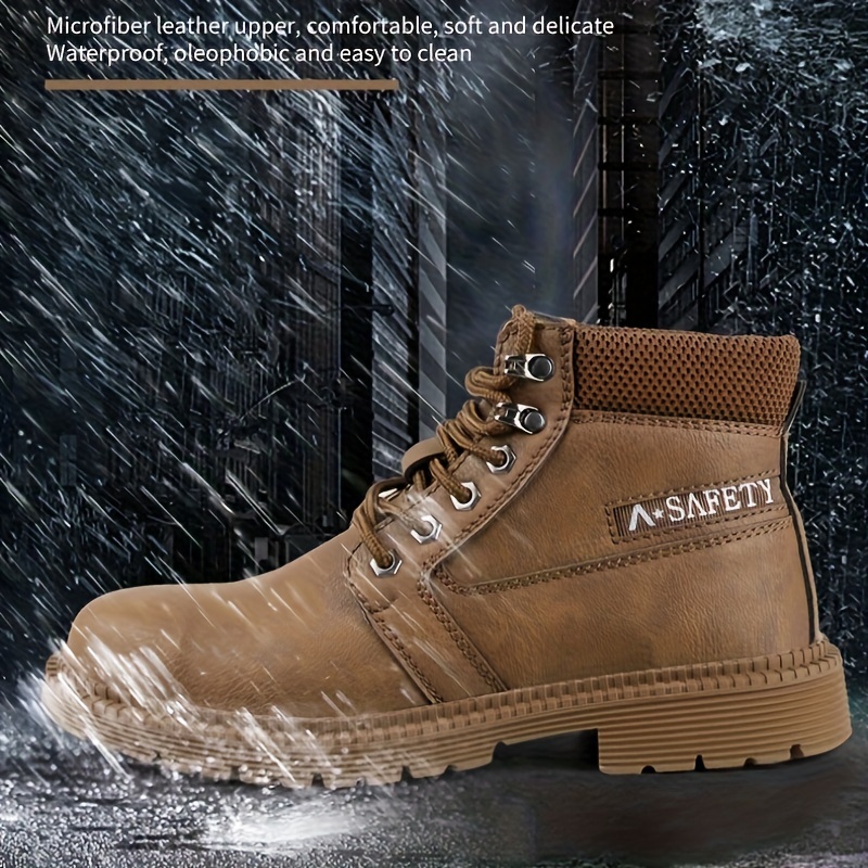 Puncture Proof Waterproof Wear-resistant Non Slip Work Boots