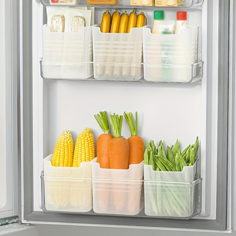 1pc Refrigerator Side Door Storage Box For Separation And