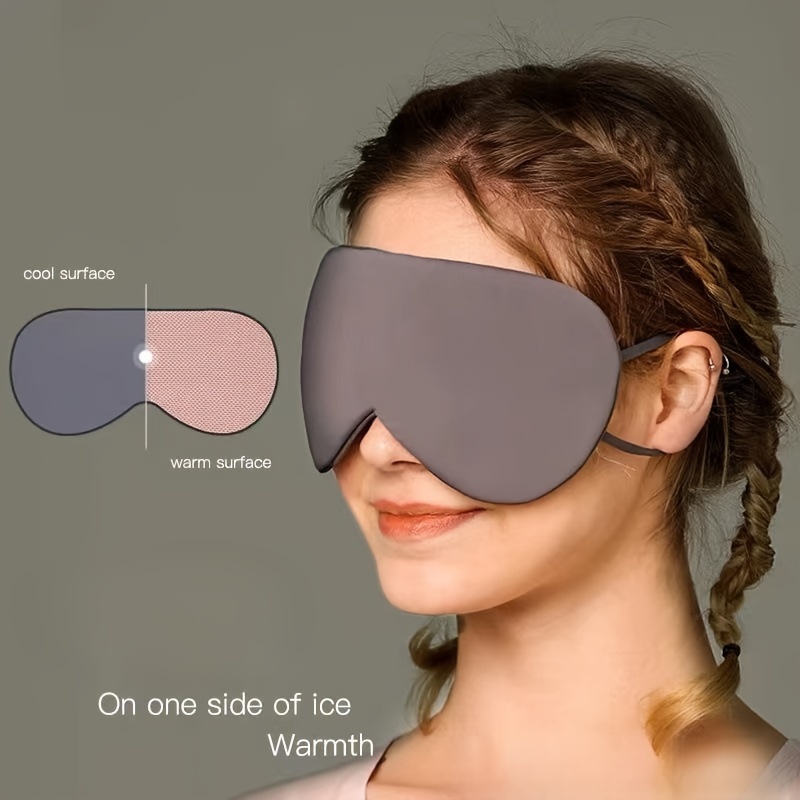 Adjustable Soft Blackout Sleep Eye Mask for Travel Rest Nap