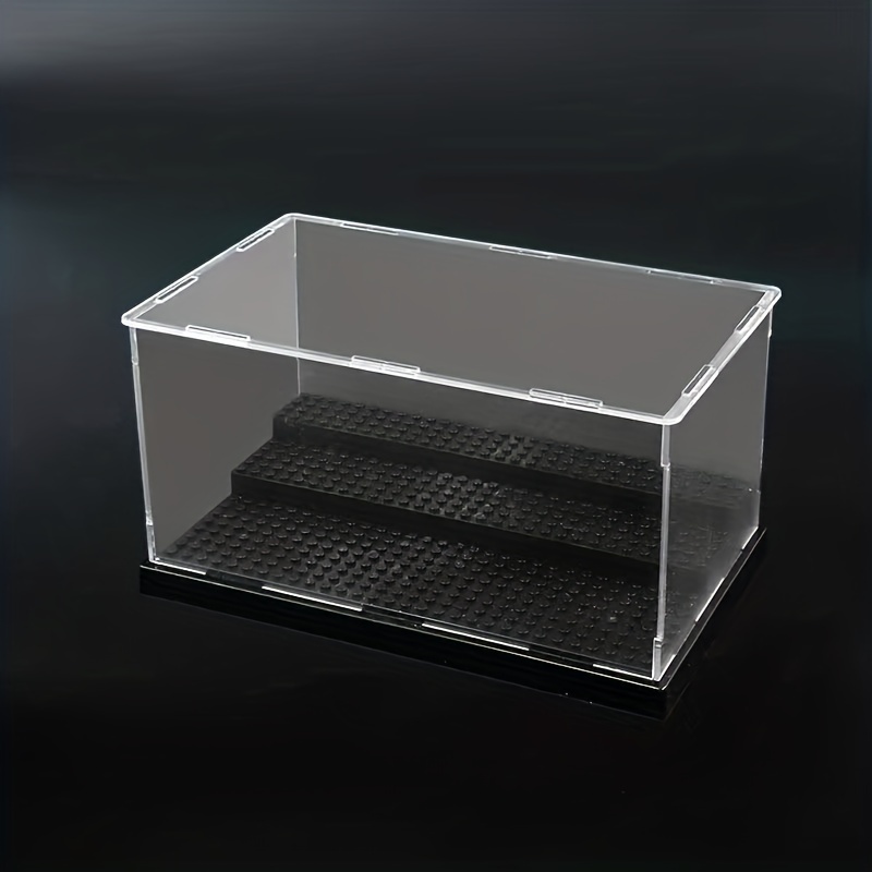 3 level mini figurine display case hot sale