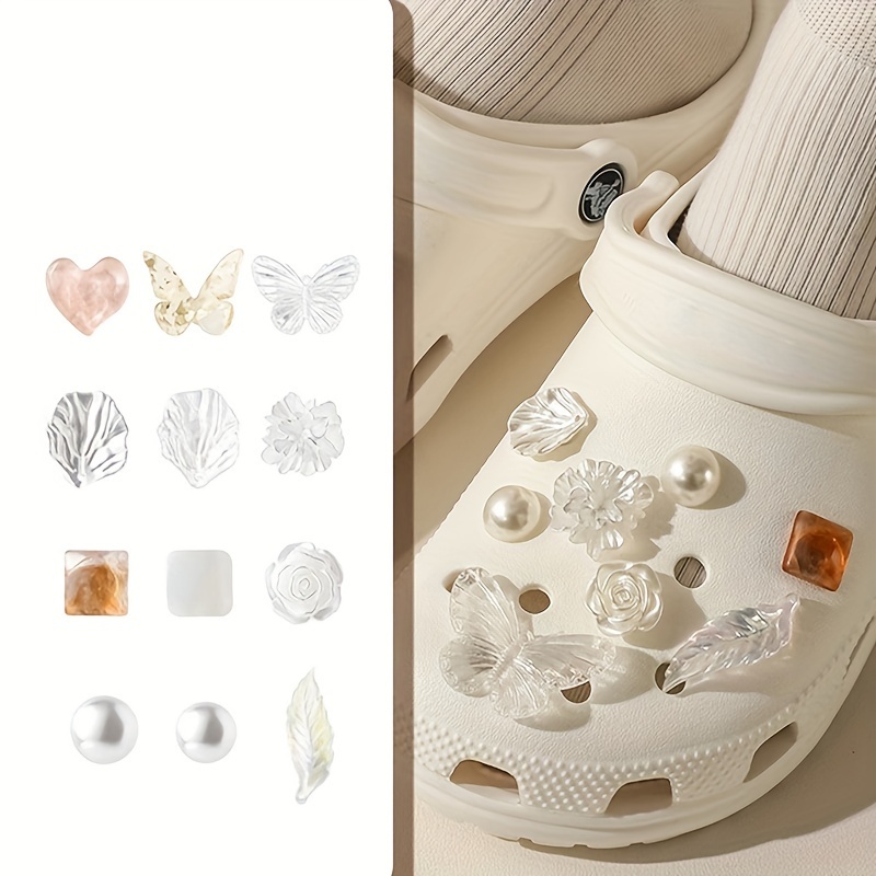 Butterfly Series Shoes Charms For Clogs Sandals Decoration, Shoes