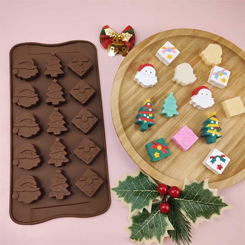 Moule à Chocolat Silicone 8 Bonbons De Noël - Moules à Chocolat