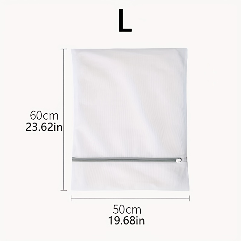 1pc Fine Mesh Laundry Bag For Bra, Household Pink Zipper Large-sized  Thickened Washing Machine Bag For Washing, Special Cleaning Bag For  Underwear And