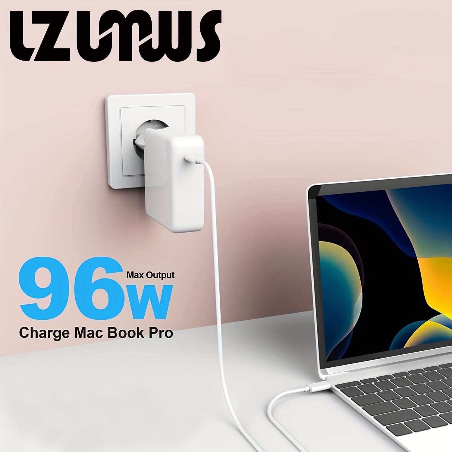 61W C chargeur adaptateur secteur USB pour Mac Pro 13, 15 pouces