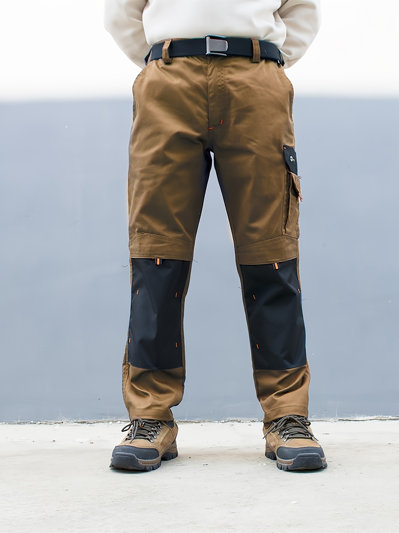 Pantalones tácticos de los hombres de combate al aire libre a prueba de  viento senderismo militar cargo