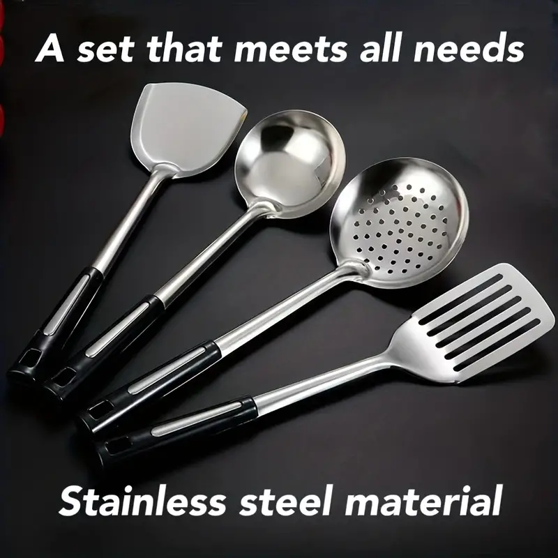 Non stick Stainless Steel Kitchen Utensil Set Includes - Temu