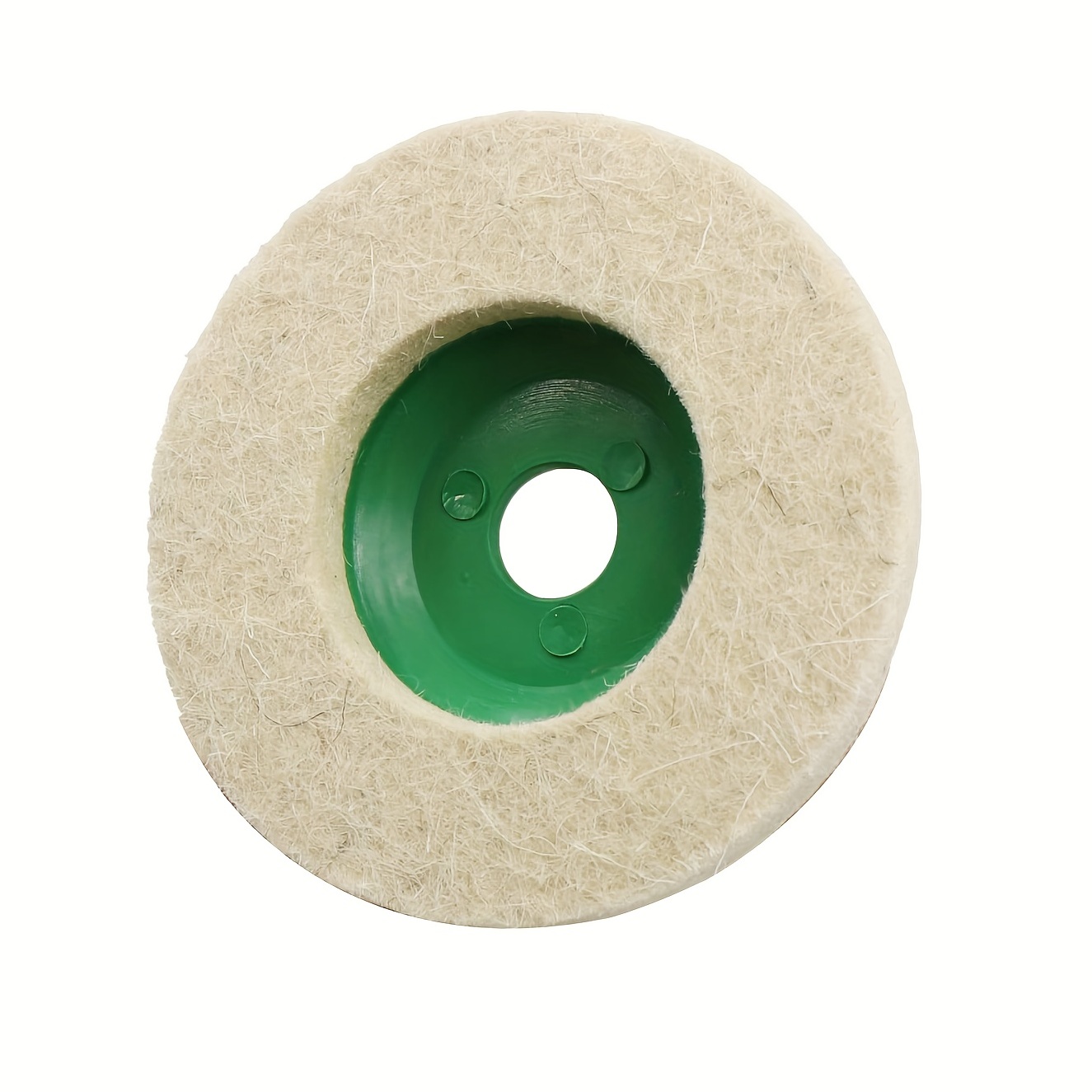 Disque de polissage de roue de tampons de laine,meuleuse en métal,disque de  tampon de planche de polissage- 10pcs 4inch Green