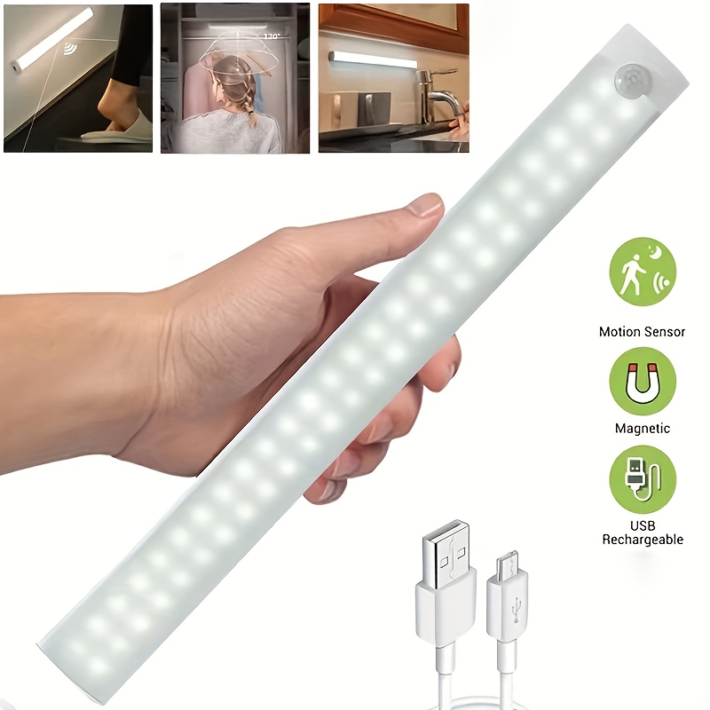 1pc Luz Led Inteligente Detección Cuerpo Humano Ultrafina - Temu