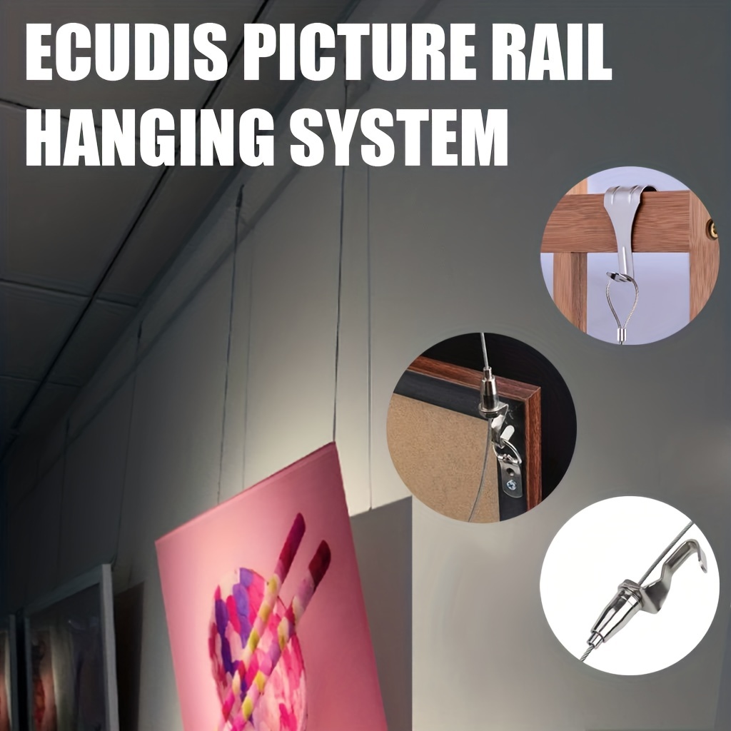 No Slipping Adjustable Picture Hangers Hook Art Gallery - Temu