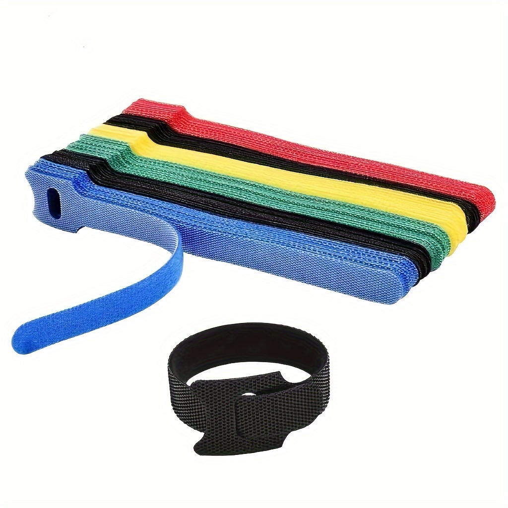 Random Color Hook And Loop Strap For Data Cable - Temu Canada