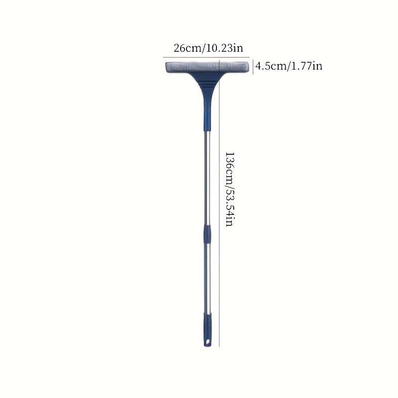 2-in-1 Glass Wiper: Scraping & Washing Tool