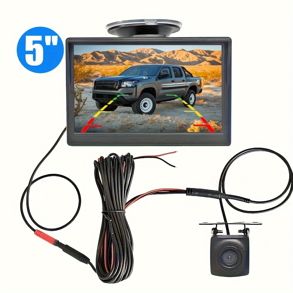 Wireless Car Monitor Backup Camera Rear View Hd Parking - Temu