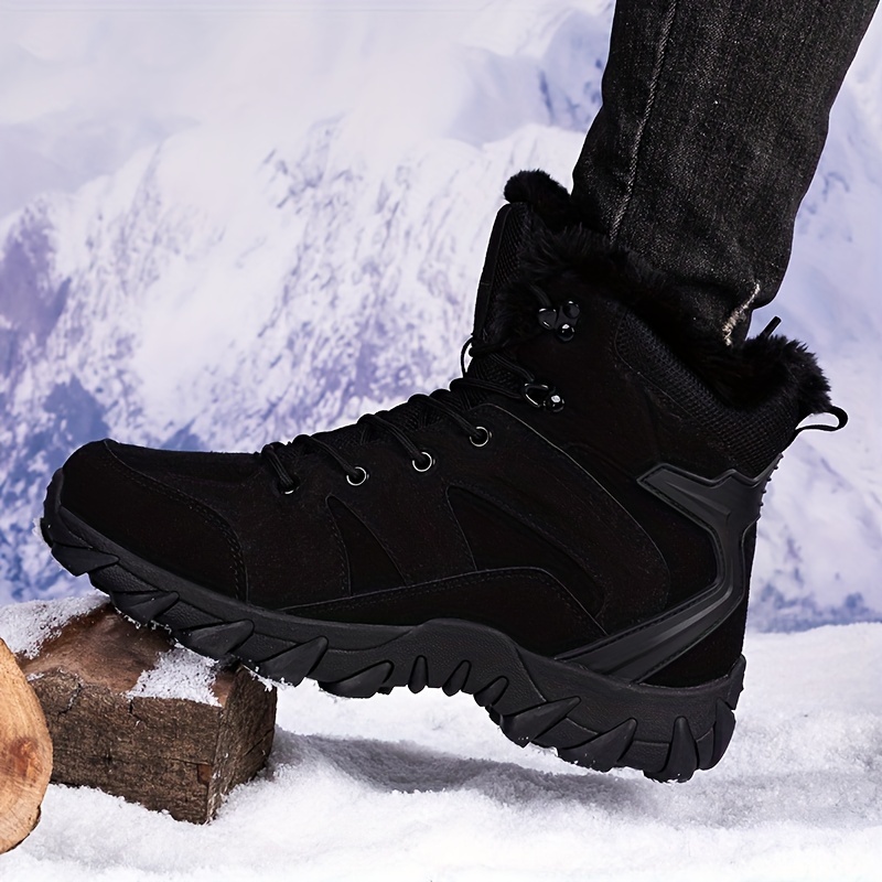 Winter Boots Casual Outdoor Leather Work Super Warm Men's Boots Fashion  Shoes