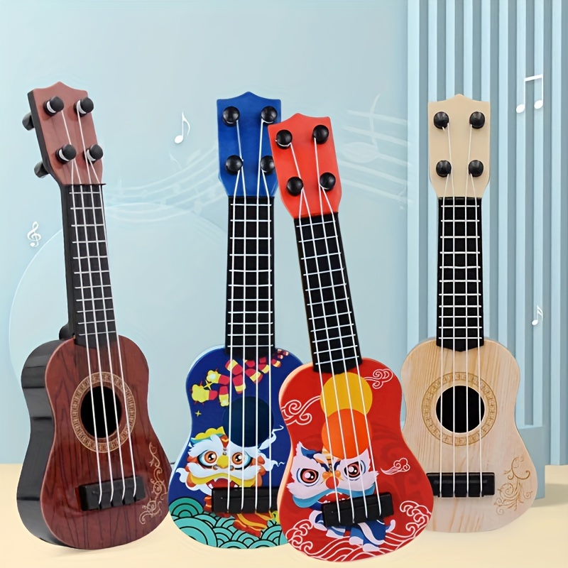 Guitarra acústica de 6 cuerdas de 23 pulgadas, juguete educativo para  niños, colores surtidos