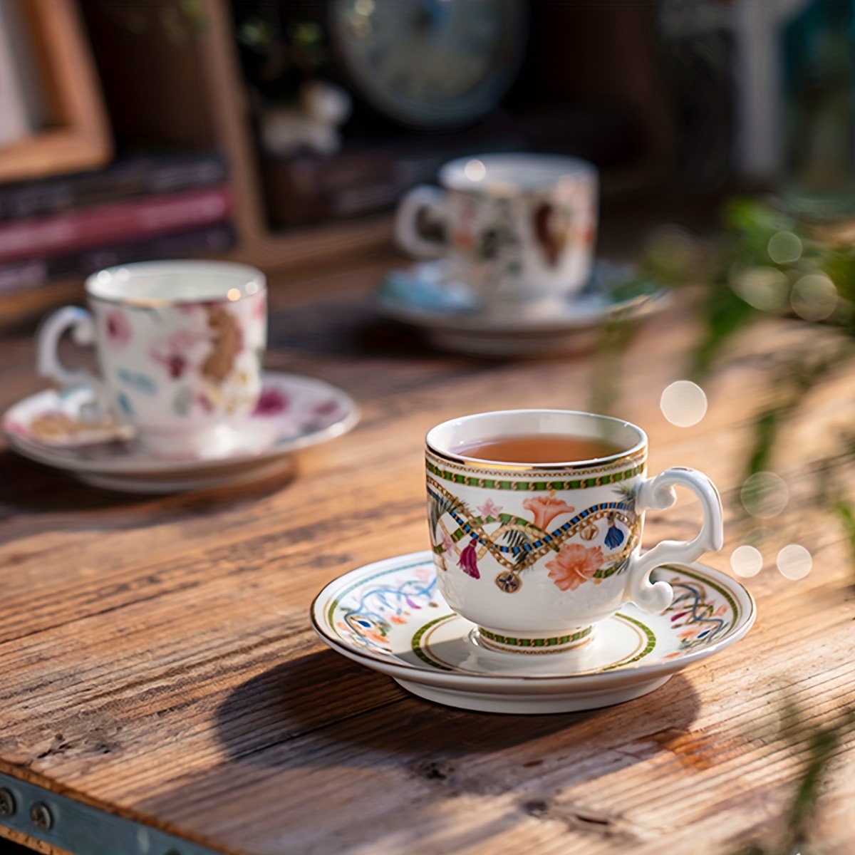 Tasse à expresso en céramique pour thé de l'après-midi, petite