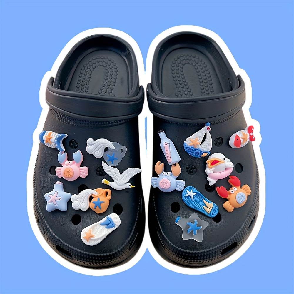 Cartoon Shoe Charms Fishing Theme Clogs Sandal Decoration - Temu