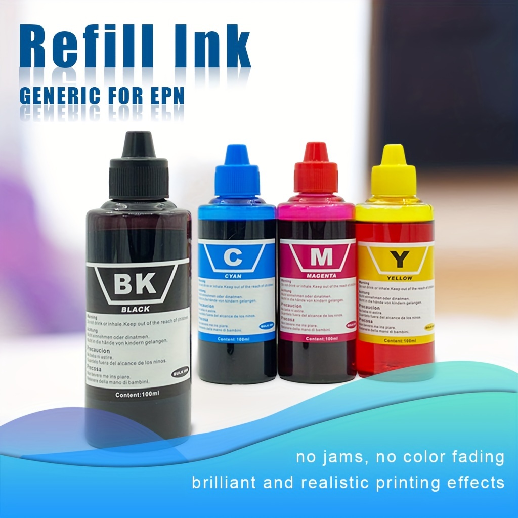A4 Sublimation Printer Bundle: EPSON ET-2810 + 4 x 100ml Ink + Paper - None  OEM