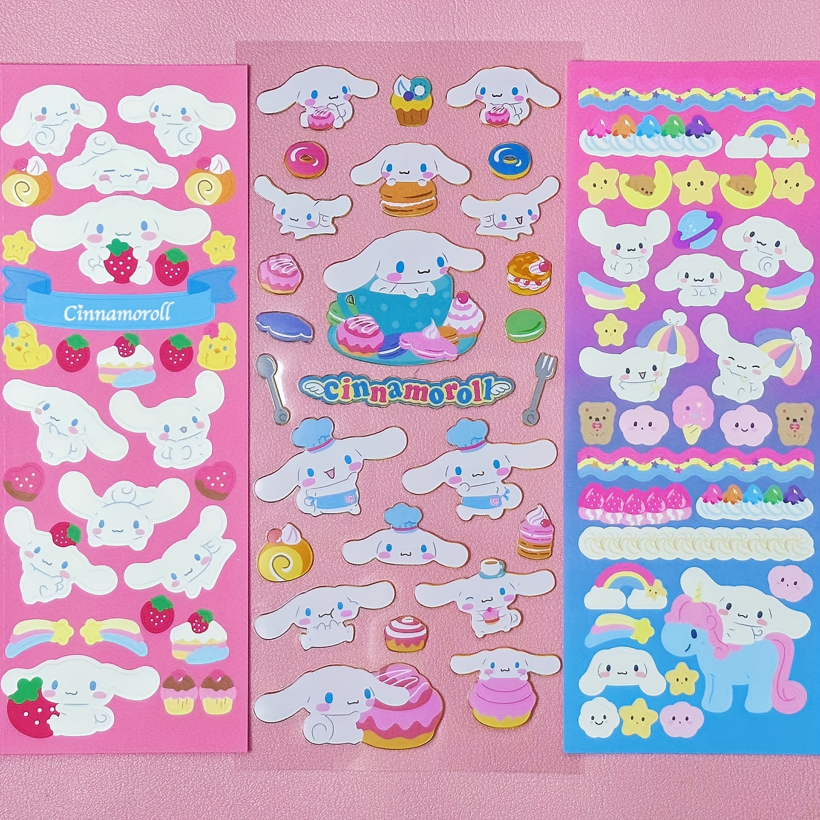 Cinnamoroll Series Sticker Set Over 100 Patterns Cute - Temu