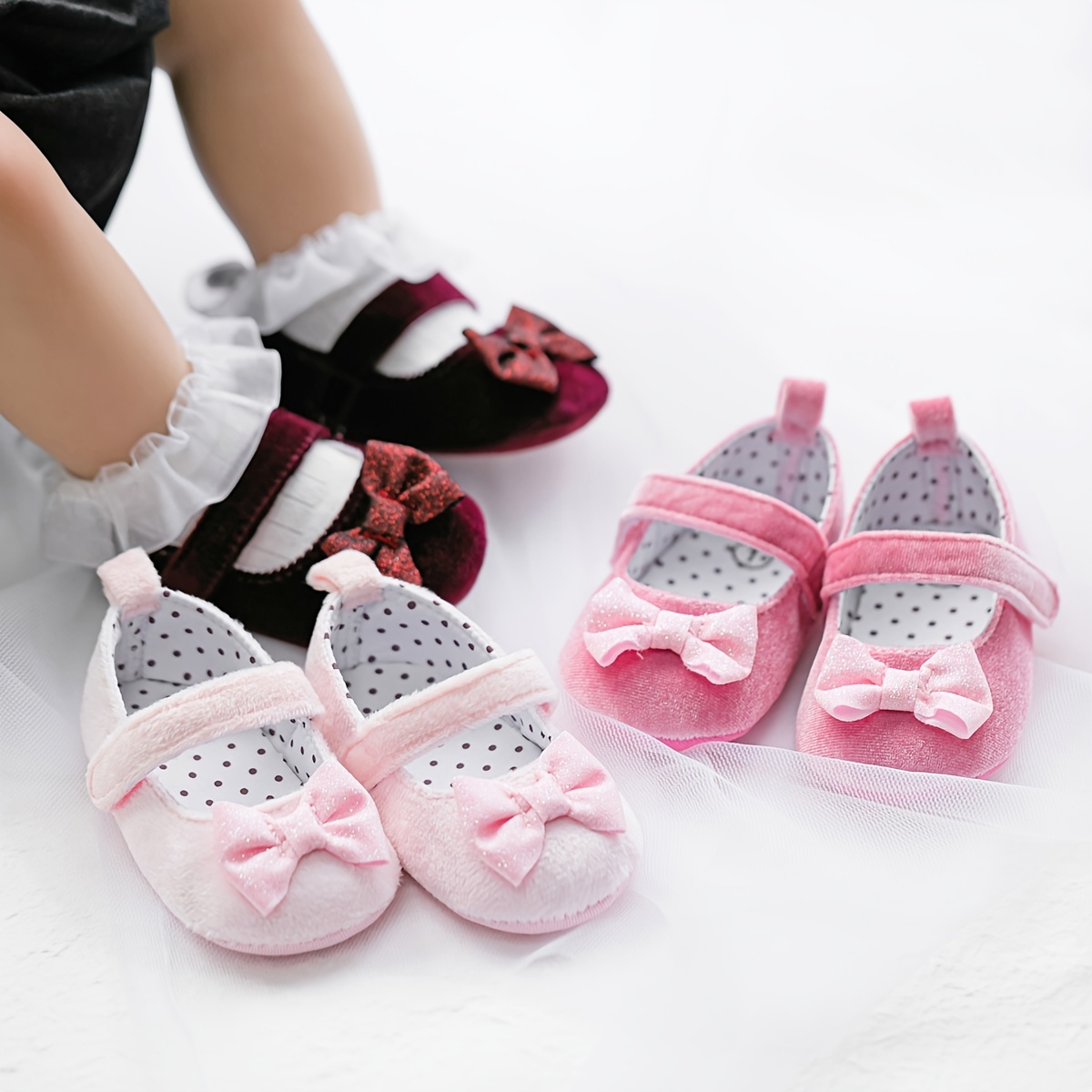 Shoes Kids - Newborn Baby Shoes Girls Princess Solid 4-colors Anti