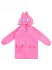 cute cartoon animal raincoat for kids waterproof and stylish ideal for height 90 130 cm details 10
