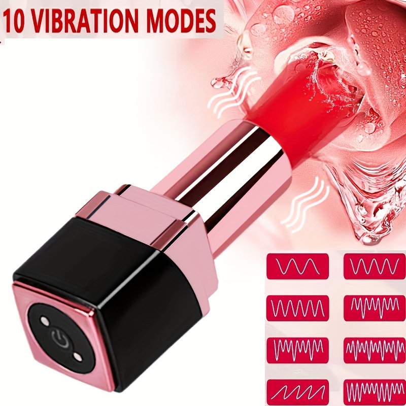 Female Bullet Vibrator 10 Frequency Mini Charging Bullet - Temu