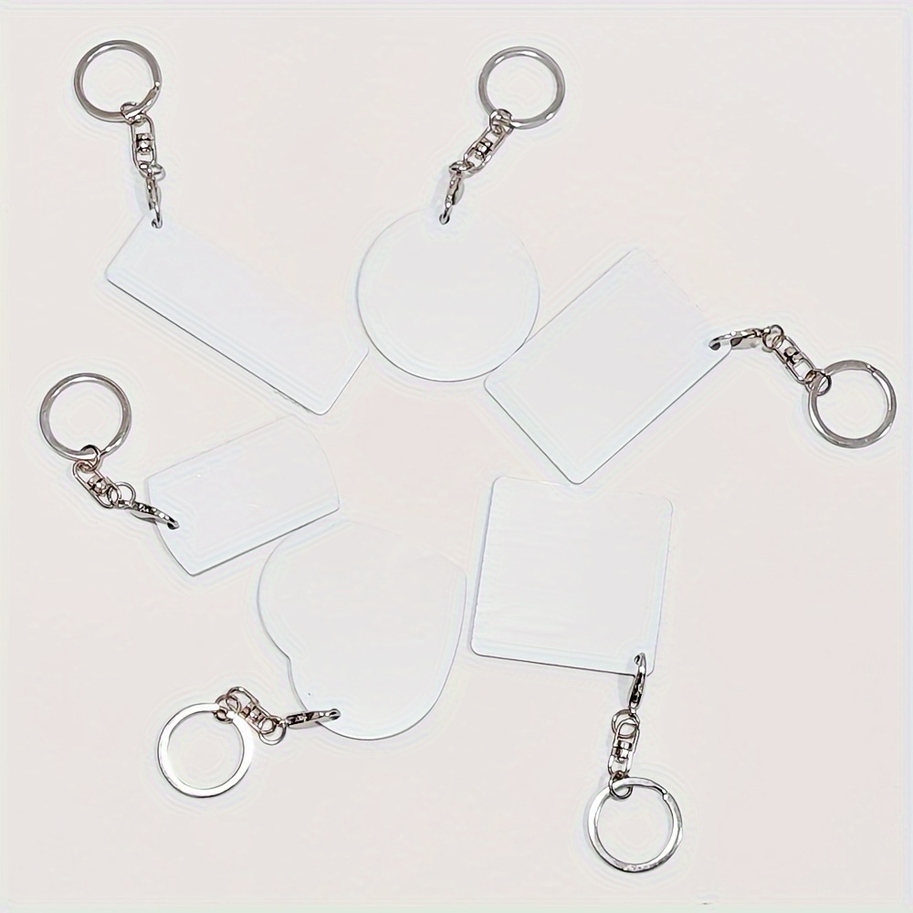 Metal Sublimation Keychain Blanks - Temu