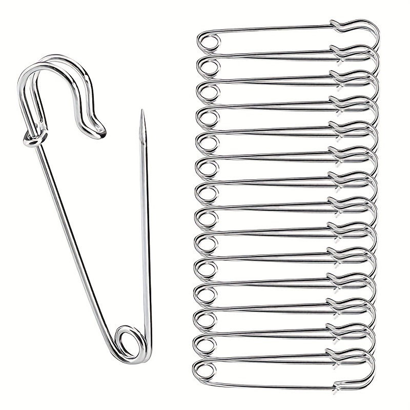  250pcs Safety Pins Small, 0.75in / 19mm Mini Safety Pins for  Clothes Metal Safety Pin for Clothing Sewing Handicrafts Jewelry Making  (Pink)